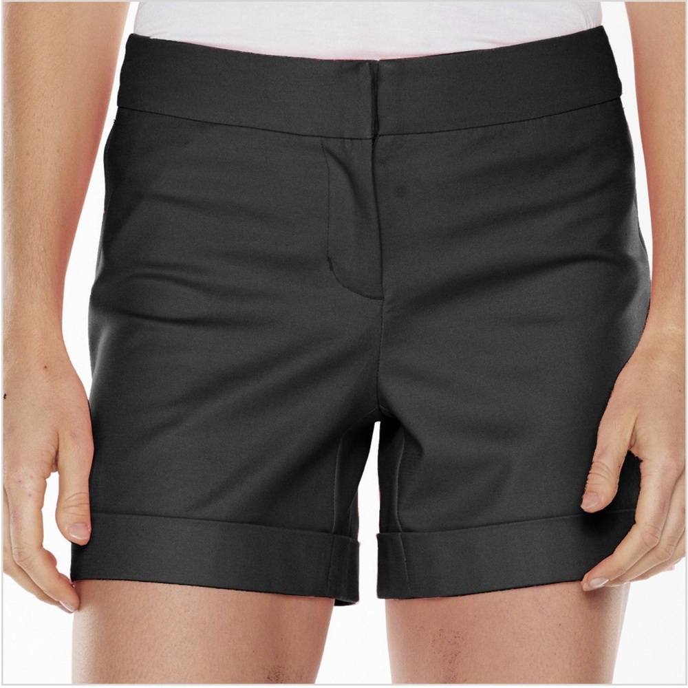 Apt 9 Modern Fit Cuffed City Black Shorts Size 16